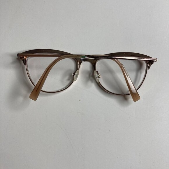 Warby Parker Blair Eyeglass Frames Rose Gold 55-18-145 Rounded Cat Eye‎ Unique - Picture 4 of 15